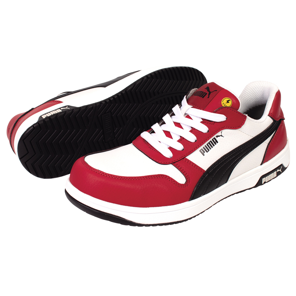 PUMA SAFETY HERITAGE FRONTCOURT RED LOW