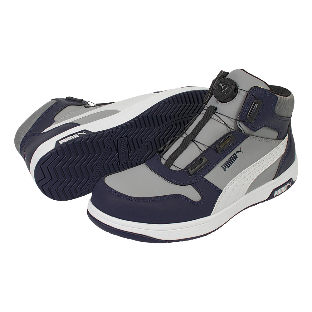 PUMA SAFETY HERITAGE FRONTCOURT GRAY DISC MID