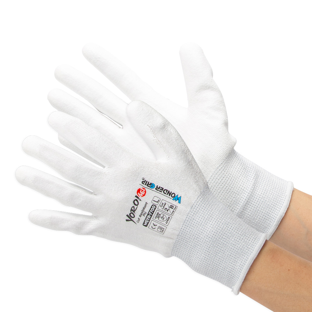 WGYR7700 ワンダーグリップ 耐切創手袋 YOROI461 白ウレタン | 株式
