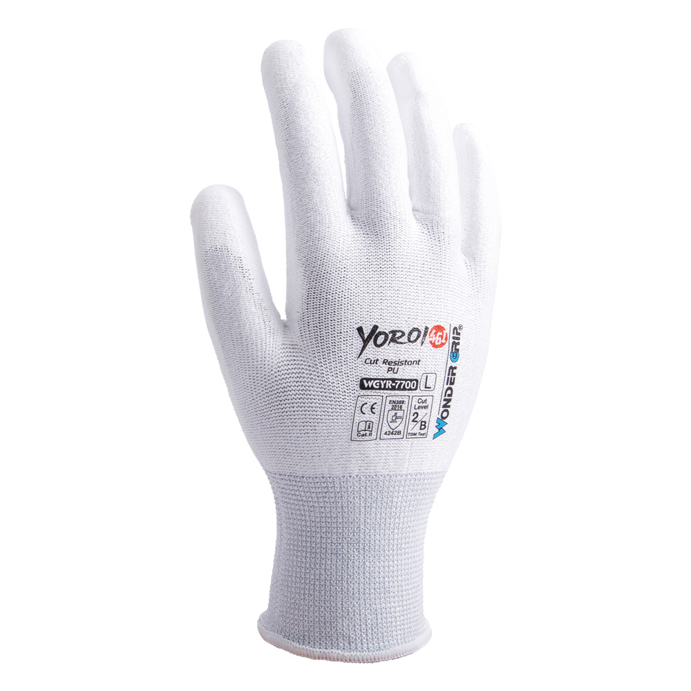 WGYR7700 ワンダーグリップ 耐切創手袋 YOROI461 白ウレタン | 株式